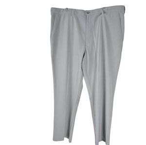 Cutter & Buck Bainbridge Flat Front Pant Gray Size 40x30 Golf Comfort